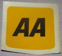 Vintage AA Windscreen Badge.