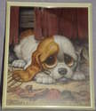 Pity Puppy by Gig, Retro Kitsch Framed Print.