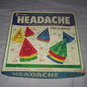 Vintage Game of Headache 1968.