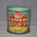 Vintage Bamboo Nuts Tin.