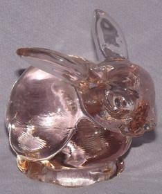 Glass Rabbit Paperweight (3)