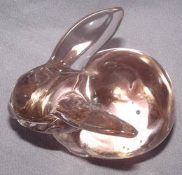 Glass Rabbit Paperweight (4)