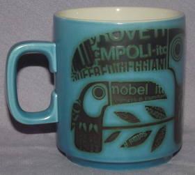 Hornsea Pottery Toucan Newsprint Mug (2)