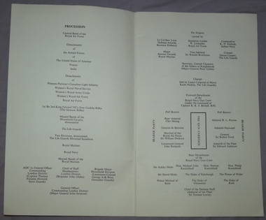 Ceremonial Program The Funeral of the Earl Mountbatten of Burma 1979 (2)