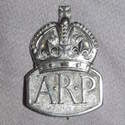 Solid Silver ARP Badge.
