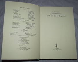 Oh To Be In England by H E Bates 1963 First Edition (4)