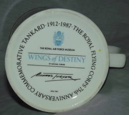 RAF 75th Anniversary Commemorative Tankard Wings of Destiny (4)