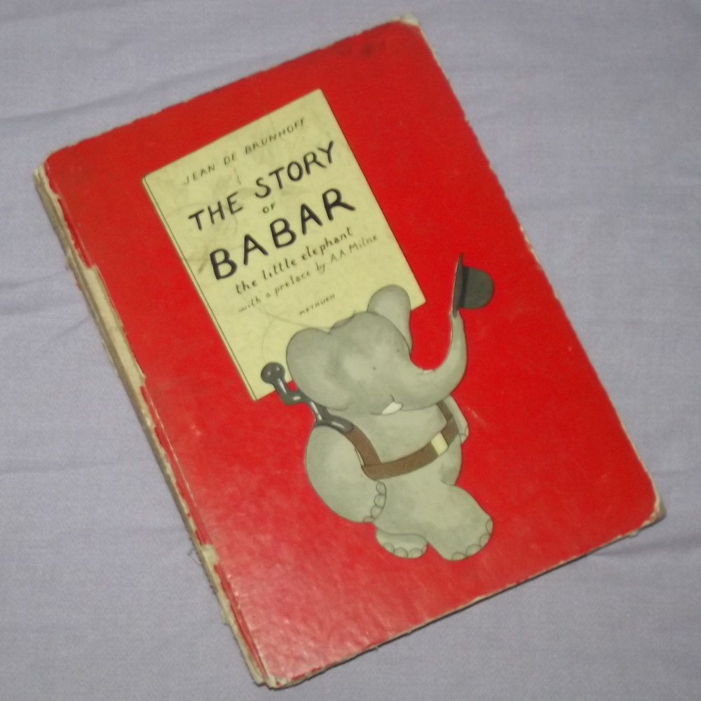 The Story of Babar by Jean De Brunhoff, 1936.