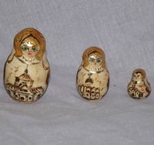 Set of 9 Russian Dolls The Golden Ring Of Russia (5)