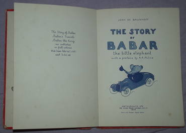 The Story of Babar by Jean De Brunhoff 1936 (2)