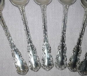 Silver Set of 6 Tea Spoons Josiah Williams 1920 (2)