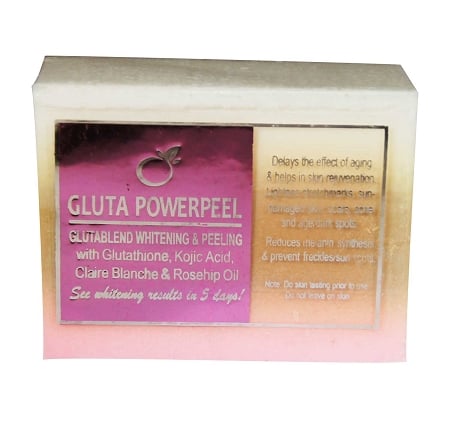 Premium Whitening/Peeling Soap w/ Glutathione, Rosehip and Kojic acid - For