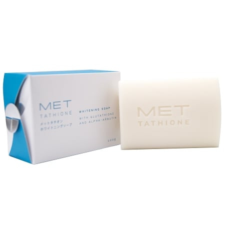 Met Tathione Whitening Soap With Glutathione and Alpha-Arbutin - 100g