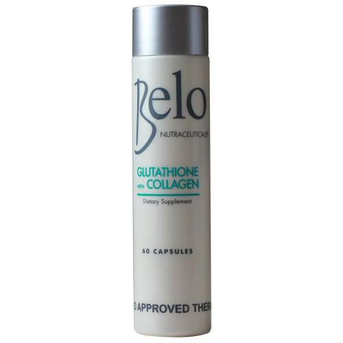 Belo Nutraceuticals Glutathione + Collagen Dietary Supplement - 60 Capsules