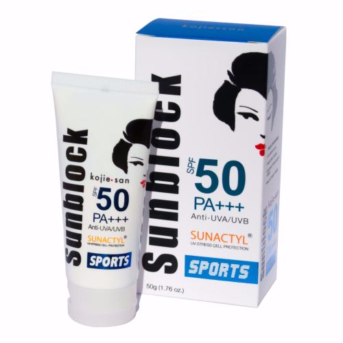 Kojie San Sunblock SPF 50 Sports - Waterproof/Broad Spectrum Protection PA+