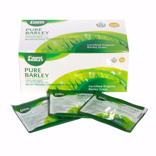 Sante Pure Barley New Zealand Blend with Stevia - Large Box 30 Sachets Tota