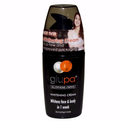Glupa Lightening Cream with Glutathione & Papaya - Plus Vitamins C & E, Arb