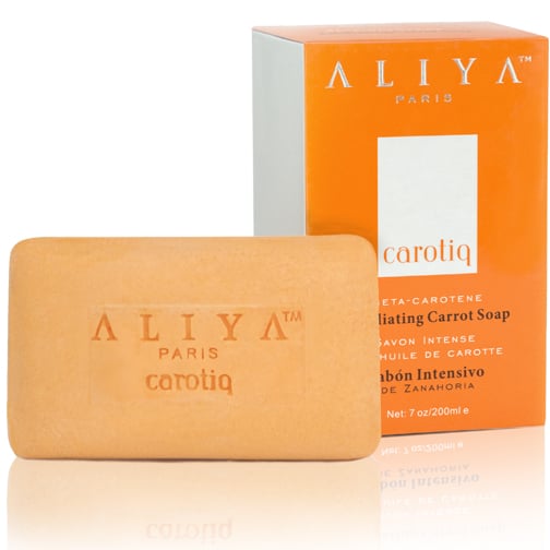 Authentic Aliya Paris Carotiq Exfoliating Carrot Soap - Lightening Soap wit