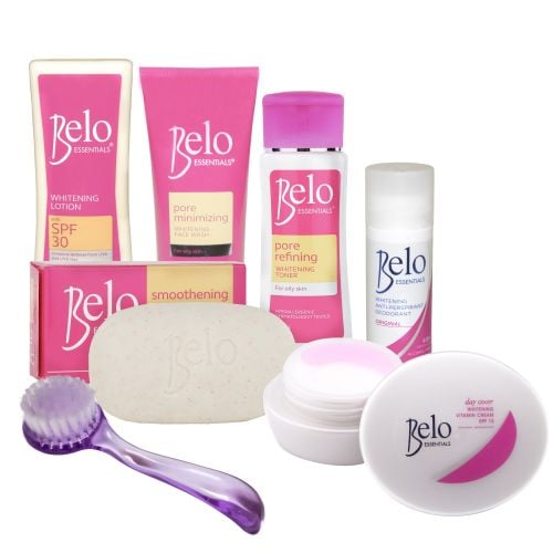 Belo Essentials Pore Refining Whitening Treatment Set with No Capsules- For