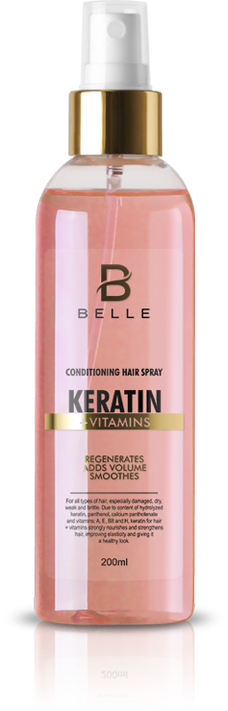 Belle® Keratin Vitamins Conditioning Hair Spray 200 ml