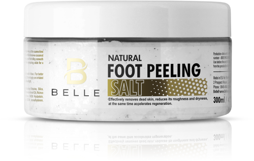 Belle® Natural Foot Peeling Salt Scrub 300 ml