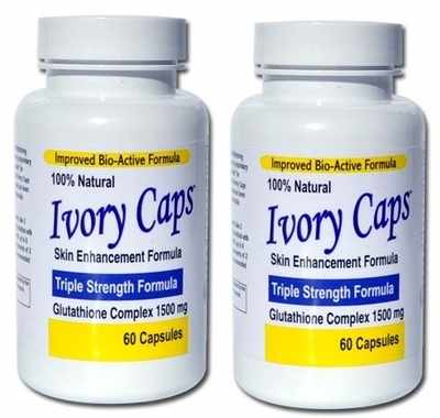 Ivory Caps Skin Lightening Whitening Support Pill (Pack of 2)