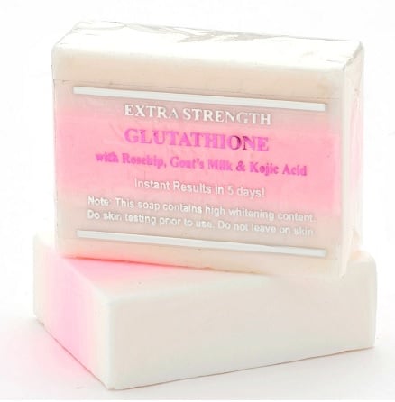 Premium Extra Strength Whitening Soap w/ Glutathione, Goat's milk, Rosehip,