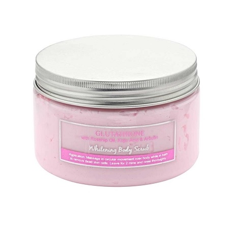 Premium Whitening Scrub with Glutathione, Arbutin, Rosehip & Kojic Acid