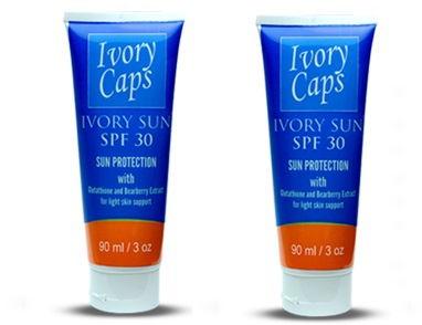 2x Ivory Sun™ SPF 30 Sun Protection with Light Skin Support elements