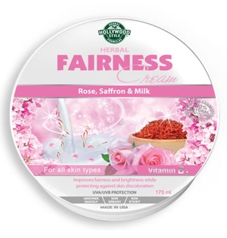 Hollywood Style Herbal Fairness Cream - UVA/UVB Sun Protection