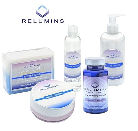 Authentic Relumins Advance Day Whitening and Protection Set