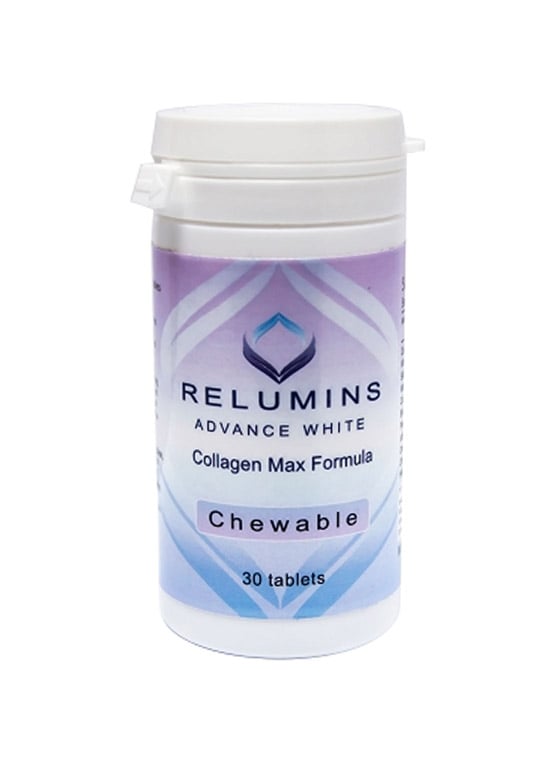 Relumins Advanced White Collagen MAX Formula- Chewable - Firms, Whitens, r