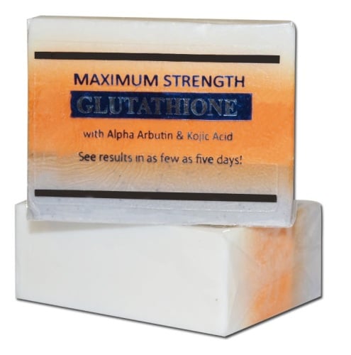 <!-- 003 --> Premium Maximum Whitening Peeling Soap with Glutathione, Arbut