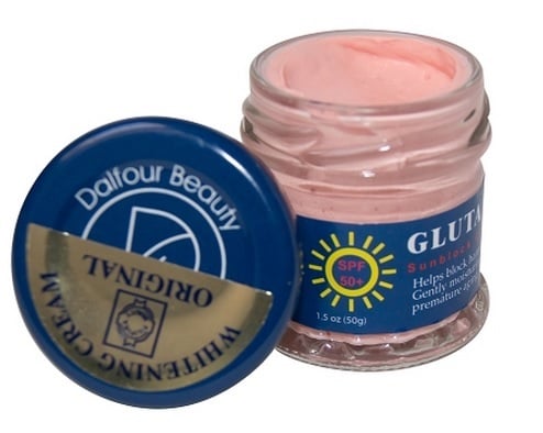 Authentic Dalfour Beauty Glutathione Whitening Sunblock Cream SPF50+