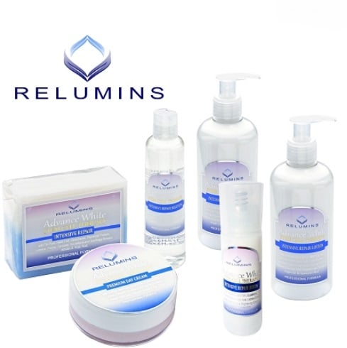AUTHENTIC RELUMINS TA STEM CELL THERAPY ADVANCE TOTAL WHITENING SET W/ NO W