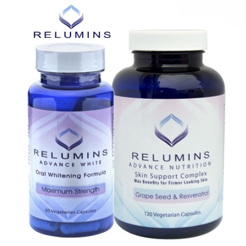 RELUMINS ADVANCED WHITE ORAL WHITENING & ANTI-AGING STACK