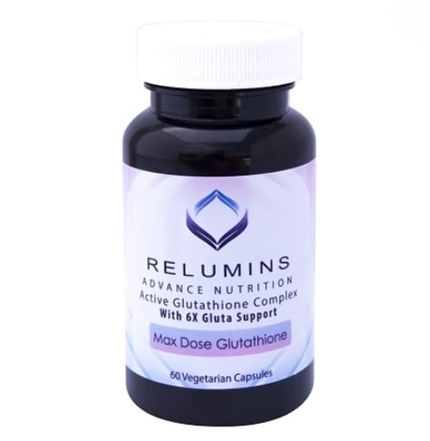 10 BOTTLES AUTHENIC RELUMINS ADVANCE WHITE ACTIVE GLUTATHIONE COMPLEX -ORAL