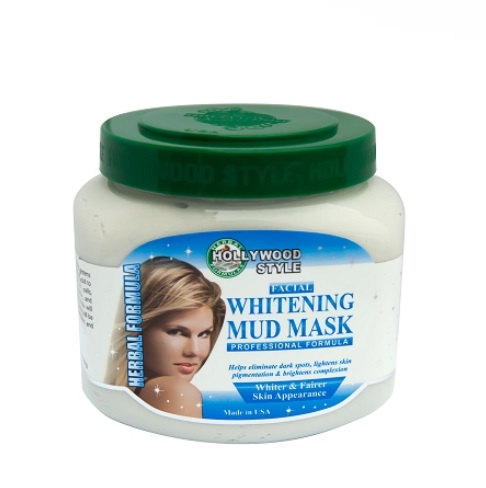 HOLLYWOOD STYLE FACIAL WHITENING MUD MASK - PROFESSIONAL FORMULA - LARGE 2