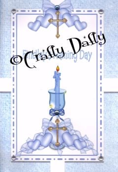 Christening Day & Naming Day Boy Instant Download