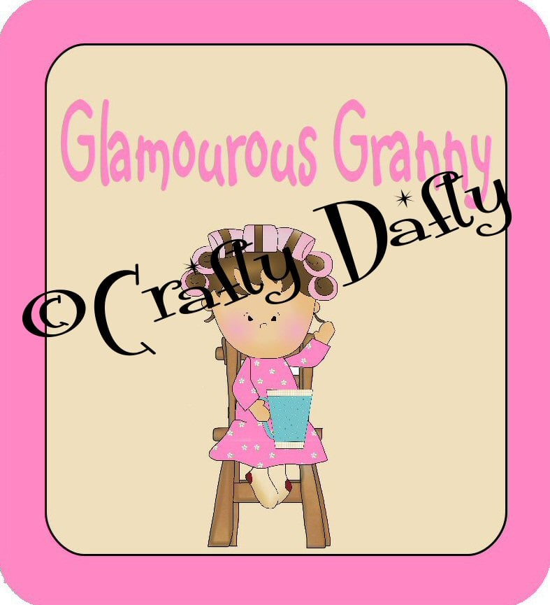 Car Sign Glamorous Granny