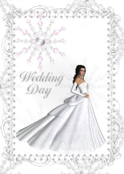 Wedding Day White Dress CD343