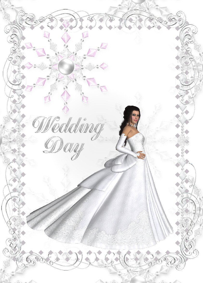 Wedding Day White Dress CD343