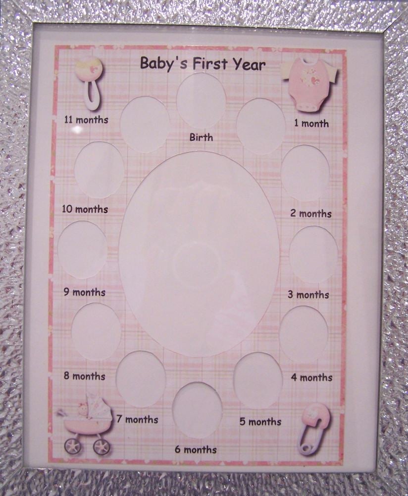 Baby Girl 1st Year Frame Insert CD207