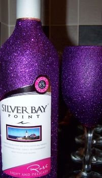 Glitter Charge For Wine Bottle (Large)