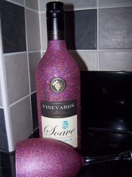 Glitter £3.99 Wine Bottle