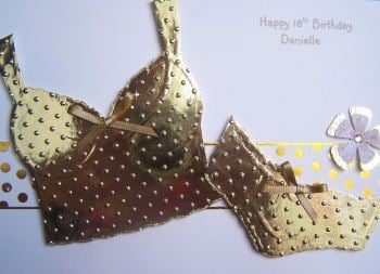 Boudoir Birthday Cropped Gold CD408