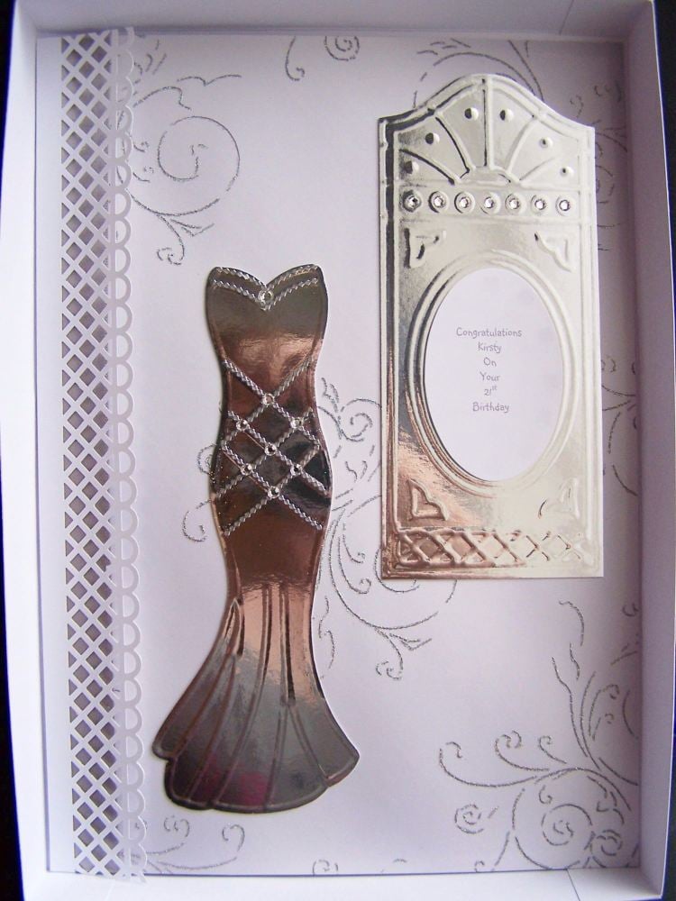 Boudoir Dress Silver A4 CD640