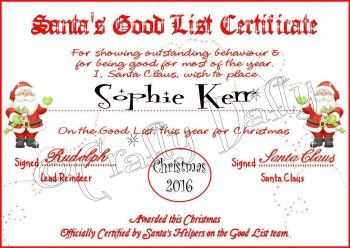 Christmas Scroll 2016 Sophie Kerr Instant Download