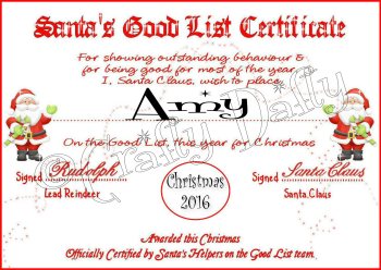 Christmas Scroll 2016 Amy Instant Download