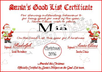 Christmas Scroll 2016 Mia Instant Download